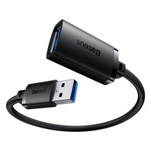 Заредете изображение във визуализатора на галерията – USB 3.0 extension cable 0.5m Baseus AirJoy Series - black
