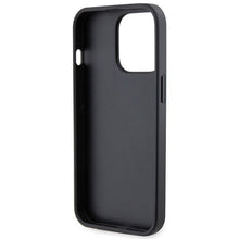 Заредете изображение във визуализатора на галерията – Original faceplate case GUESS GUHCP13LP4TDSCPK for iPhone 13 PRO (Metal Logo Starss Crossbody / black)
