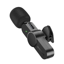 Заредете изображение във визуализатора на галерията – Borofone Lavalier wireless microphone BFK12 Trophy Lightning black
