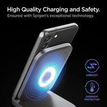 Заредете изображение във визуализатора на галерията – Spigen PF2102 ARCFIELD WIRELESS CHARGER 15W BLACK
