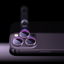 Заредете изображение във визуализатора на галерията – Camera tempered glass for iPhone 14 Pro / 14 Pro Max Baseus + mounting kit
