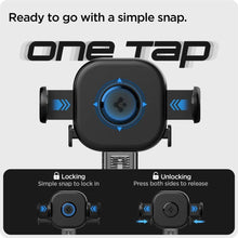 Заредете изображение във визуализатора на галерията – Spigen UTS12 ONETAP UNIVERSAL VENT CAR MOUNT BLACK

