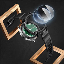 Заредете изображение във визуализатора на галерията – Unicorn Beetle Pro Supcase Set and Tempered Glass for Samsung Galaxy Watch 6 Classic (47 mm) - Black

