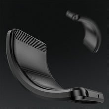 Заредете изображение във визуализатора на галерията – Carbon Case case for Infinix Hot 12 Pro flexible silicone carbon cover black
