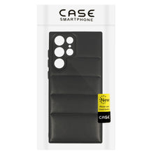 Заредете изображение във визуализатора на галерията – Leather 3D Case for Samsung Galaxy S22 Ultra design 2 black
