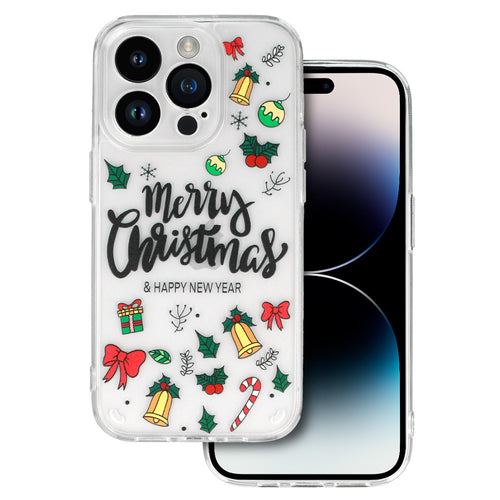 TEL PROTECT Christmas Case for Samsung A25 5G/A24 4G Design 3 Clear