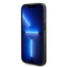 Заредете изображение във визуализатора на галерията – Original Case GUESS hardcase Saffiano MagSafe GUHMP15LPSAHMCK for Iphone 15 Pro black
