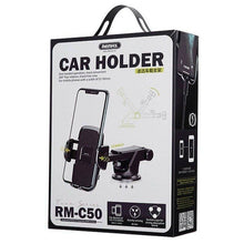 Заредете изображение във визуализатора на галерията – Remax car holder on window / central console tuxn rm-c50 black - TopMag
