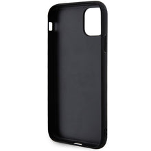 Заредете изображение във визуализатора на галерията – Original Pouch KARL LAGERFELD hardcase 3D Rubber Glitter Logo KLHCN613DMBKCK for Iphone 11/ Xr Black
