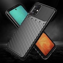 Заредете изображение във визуализатора на галерията – Thunder Case Flexible Tough Rugged Cover TPU Case for Samsung Galaxy A21S black
