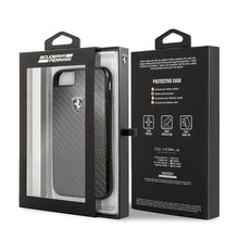 Заредете изображение във визуализатора на галерията – Ferrari Hardcase FEHCAHCI8BK iPhone 7/8 SE 2020 / SE 2022 black/black Carbon Heritage
