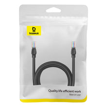 Заредете изображение във визуализатора на галерията – Baseus High Speed ​​Cat 5 RJ-45 1000Mb/s Ethernet cable 3m round - black
