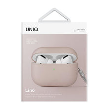 Заредете изображение във визуализатора на галерията – Uniq case Lino AirPods Pro 2 gen Silicone pink/blush pink
