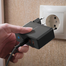 Заредете изображение във визуализатора на галерията – Amazing Thing Wall charger Thunder Pro GaN EUTH100W - 2xUSB + 2xType C - PD 100W black
