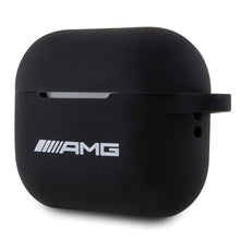 Заредете изображение във визуализатора на галерията – Original AMG Case Silicone White Logo AMAP2RBK for AirPods Pro 2 cover Black
