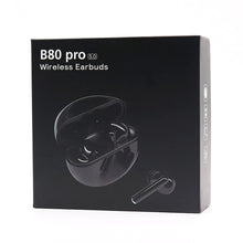 Заредете изображение във визуализатора на галерията – Wireless headset stereo tws b80 + docking station black - TopMag
