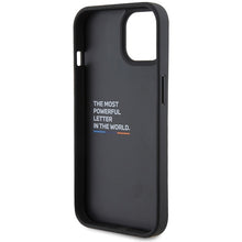 Заредете изображение във визуализатора на галерията – Original Case BMW Leather Carbon BMHCP15S22NBCK for Iphone 15 Black
