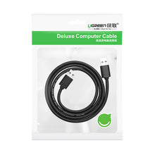 Заредете изображение във визуализатора на галерията – Ugreen USB cable - USB 2.0 480Mbps 1.5m black (US102)

