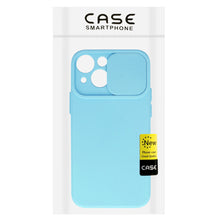 Заредете изображение във визуализатора на галерията – Camshield Soft for Iphone 15 Plus Light blue
