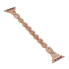 Заредете изображение във визуализатора на галерията – Bracelet loop for Apple Watch 42/44/45 design 3 rose gold
