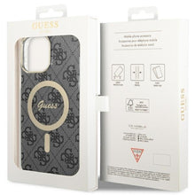 Заредете изображение във визуализатора на галерията – Original Case GUESS hardcase 4G MagSafe GUHMP13XH4STK for Iphone 13 Pro Max black

