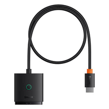 Заредете изображение във визуализатора на галерията – Baseus AirJoy 2in1 4K 60Hz bi-directional HDMI adapter with built-in 1m cable - black

