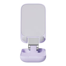 Заредете изображение във визуализатора на галерията – Baseus Seashell Series adjustable phone stand - purple
