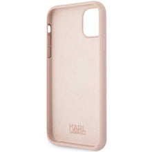 Заредете изображение във визуализатора на галерията – Karl Lagerfeld KLHCN61SNCHBCP iPhone 11/ XR 6.1" hardcase pink/pink Silicone Choupette
