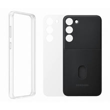 Заредете изображение във визуализатора на галерията – Samsung Frame Cover for Samsung Galaxy S23+ case with interchangeable backs black (EF-MS916CBEGWW)
