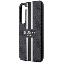Заредете изображение във визуализатора на галерията – Guess GUHCS23SP4RPSK S23 S911 black/black hardcase 4G Printed Stripe

