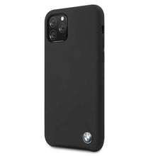 Заредете изображение във визуализатора на галерията – Etui hardcase BMW BMHCN58SILBK iPhone 11 Pro czarny/black Silicone
