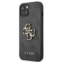 Заредете изображение във визуализатора на галерията – Original Case GUESS 4G Big Metal Logo GUHCP13M4GMGGR for Iphone 13 grey
