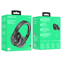 Заредете изображение във визуализатора на галерията – Borofone Headphones BO24 Gratified bluetooth black
