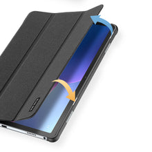 Заредете изображение във визуализатора на галерията – Dux Ducis Domo foldable cover tablet case with Smart Sleep function Lenovo Tab M10 Gen 3 stand black

