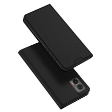Заредете изображение във визуализатора на галерията – Dux Ducis Skin Pro case for Motorola Edge 30 Neo flip cover card wallet stand black
