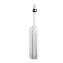 Заредете изображение във визуализатора на галерията – Joyroom powerbank 10000mAh Jelly Series 22.5W with built-in Lightning cable white (JR-L003)
