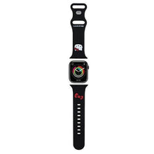 Заредете изображение във визуализатора на галерията – Hello Kitty Silicone Kitty Head strap for Apple Watch 38/40/41mm - black
