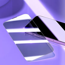 Заредете изображение във визуализатора на галерията – Baseus Privacy Tempered Glass for iPhone 14 Pro Full Screen 0.3mm Privacy Filter Anti Spy + Mounting Frame
