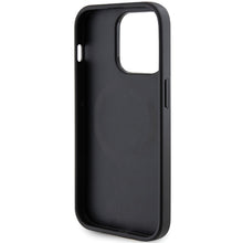 Заредете изображение във визуализатора на галерията – Original Case GUESS hardcase Saffiano MagSafe GUHMP14XPSAHMCK for Iphone 14 Pro Max black
