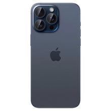 Заредете изображение във визуализатора на галерията – Spigen Optik.tR EZ Fit Camera Protector for iPhone 14 Pro / Pro Max / 15 Pro / Pro Max - Titanium Blue 2 pcs.
