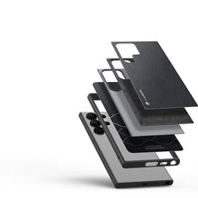 Заредете изображение във визуализатора на галерията – Dux Ducis Fino case Samsung Galaxy S23 Ultra cover with silicone frame black
