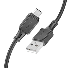 Заредете изображение във визуализатора на галерията – HOCO cable USB to Micro 2,4A Assistant X101 black (30pcs/box)
