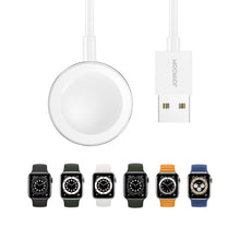 Заредете изображение във визуализатора на галерията – Joyroom S-IW001S inductive charger for Apple Watch with USB cable 1.2 m white
