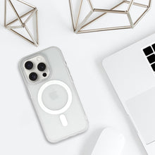 Заредете изображение във визуализатора на галерията – Liavec AG Magsafe Case for Iphone 15 Pro white
