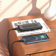 Заредете изображение във визуализатора на галерията – Hoco power bank 10 000mah lcd + cable + pd20w + qc3.0 j90a black
