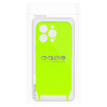 Заредете изображение във визуализатора на галерията – Strap Silicone Case for Iphone 15 Plus design 2 lime
