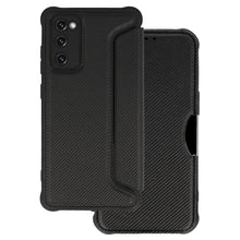 Заредете изображение във визуализатора на галерията – Razor Carbon Book Case for Samsung Galaxy S20 FE/Lite black
