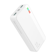 Заредете изображение във визуализатора на галерията – Joyroom powerbank 20000mAh Dazzling Series 12W white (JR-T017)
