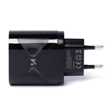 Заредете изображение във визуализатора на галерията – Wozinsky small 65W GaN charger with USB ports, USB supports fast charging black (WWCGM1)
