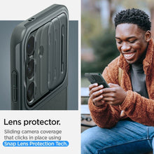 Заредете изображение във визуализатора на галерията – Spigen Optik Armor case for Samsung Galaxy S24 - dark green
